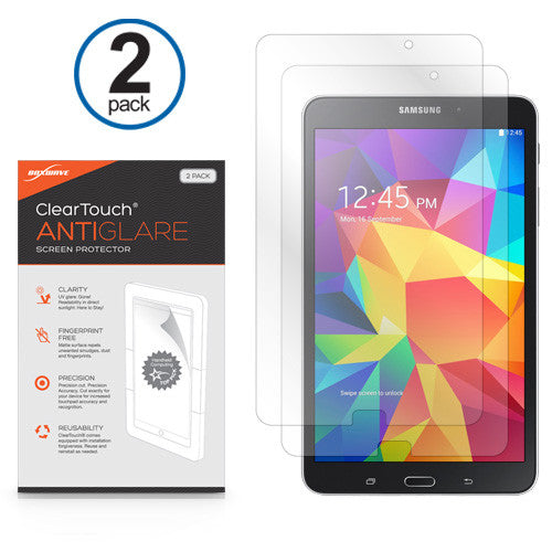 ClearTouch Anti-Glare (2-Pack) - Samsung Galaxy Tab 4 8.0 Screen Protector