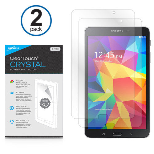 ClearTouch Crystal (2-Pack) - Samsung Galaxy Tab 4 8.0 Screen Protector
