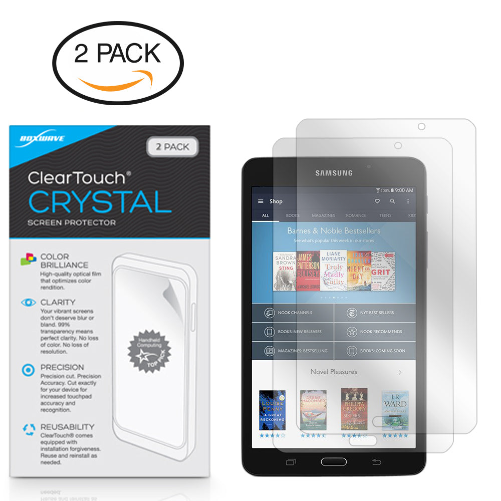 ClearTouch Crystal (2-Pack) - Samsung Galaxy Tab A NOOK Screen Protector