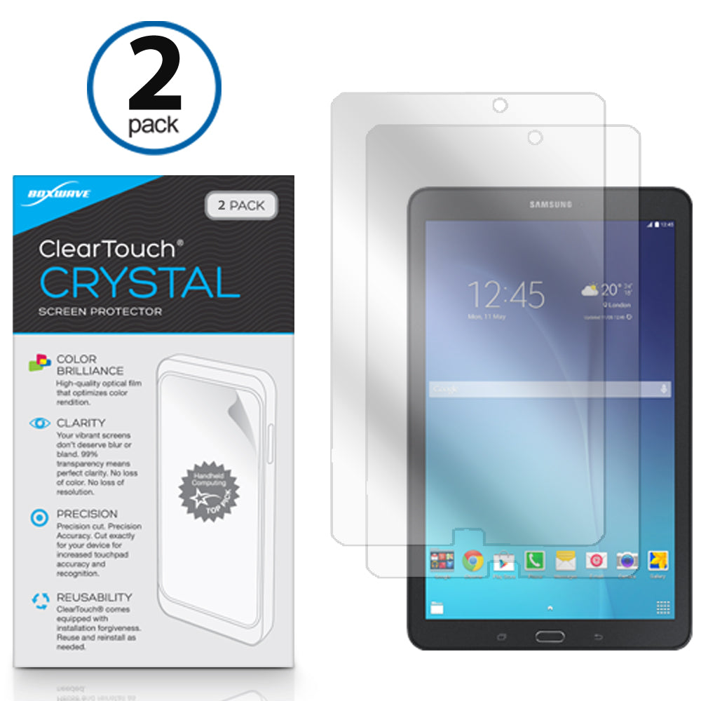 ClearTouch Crystal (2-Pack) - Samsung Galaxy Tab E (9.6) Screen Protector
