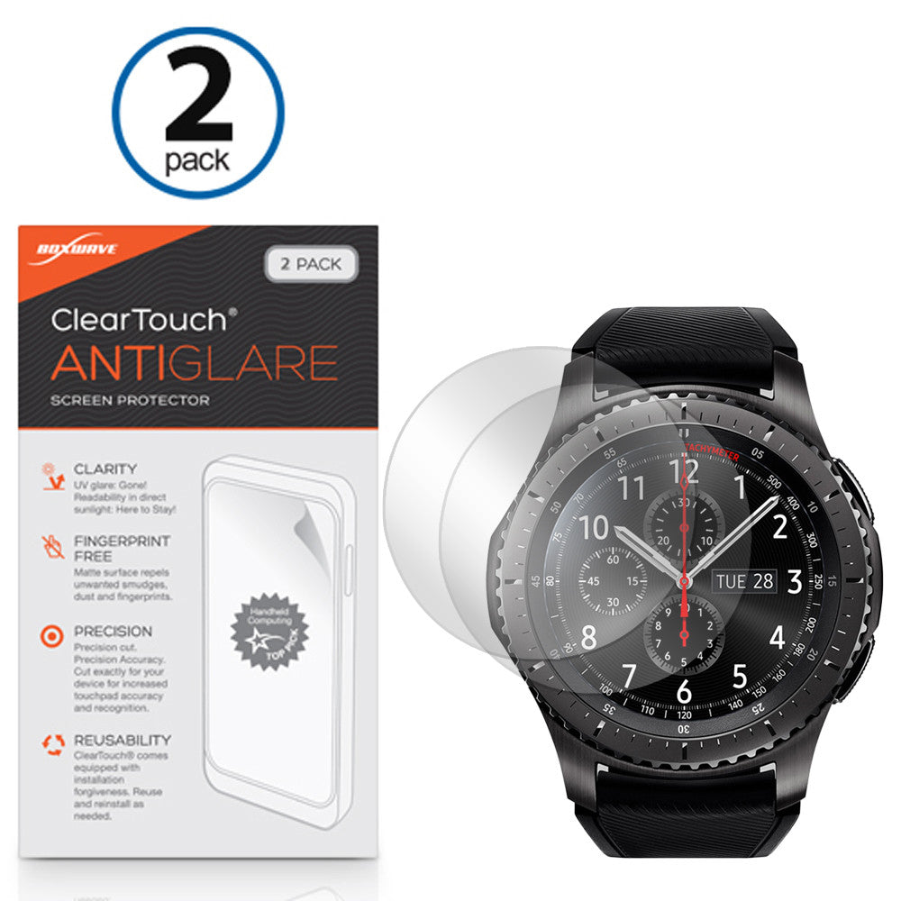 ClearTouch Anti-Glare (2-Pack) - Samsung Gear S3 Frontier Screen Protector