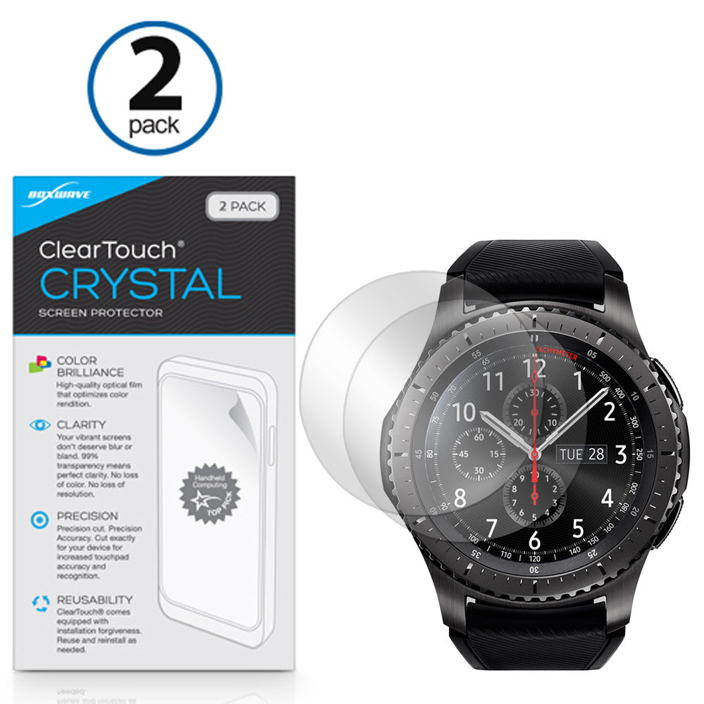ClearTouch Crystal (2-Pack) - Samsung Gear S3 Frontier Screen Protector