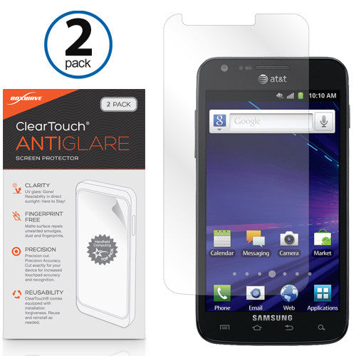 ClearTouch Anti-Glare (2-Pack) - Samsung Galaxy S2 Skyrocket Screen Protector