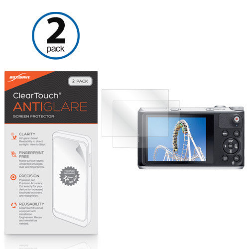ClearTouch Anti-Glare (2-Pack) - Samsung WB380 Screen Protector
