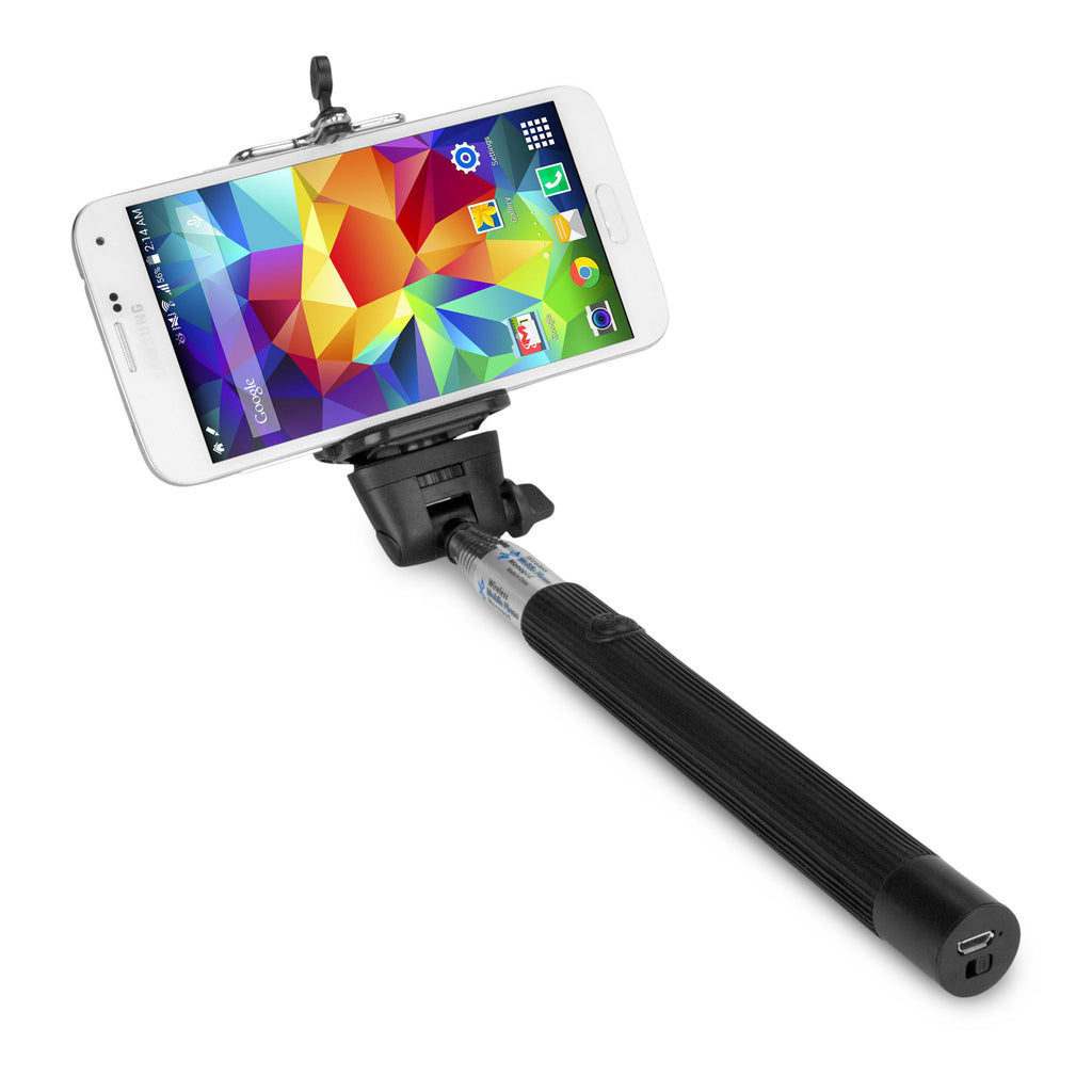 SelfiePod with Bluetooth Shutter Button - Apple iPhone 5c Stand and Mount