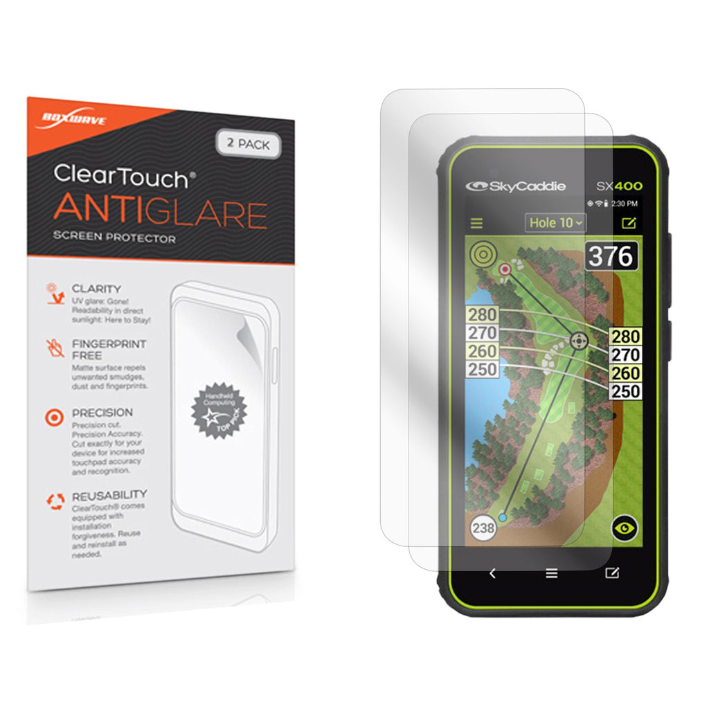 ClearTouch Anti-Glare (2-Pack) - SkyCaddie SX400 Screen Protector
