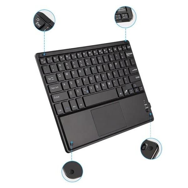 SlimKeys Bluetooth Keyboard with Trackpad - Doogee S96 Pro Keyboard