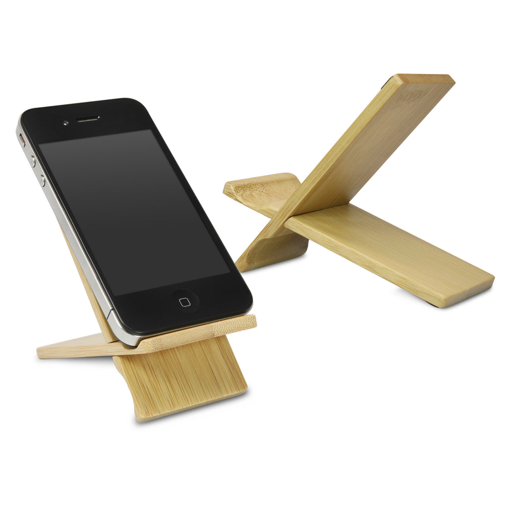 Bamboo Panel Stand - Small - Motorola Moto G2 Stand and Mount