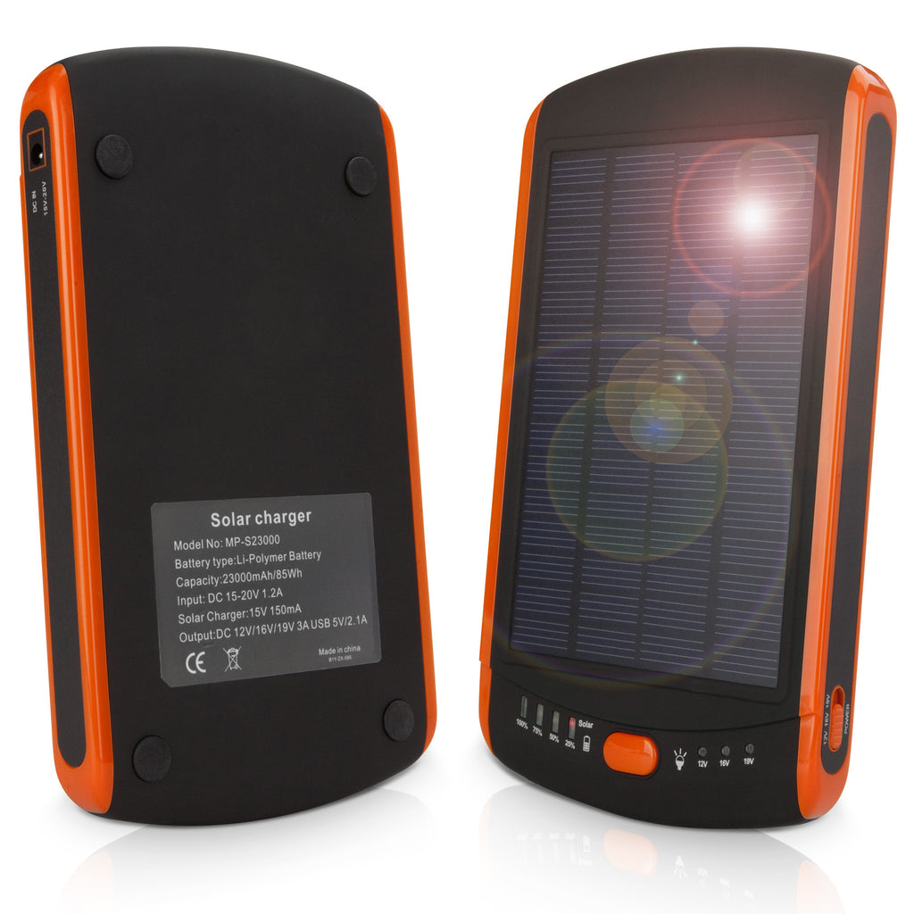Solar Rejuva PowerPack (23000mAh) - Motorola Droid 3 Battery