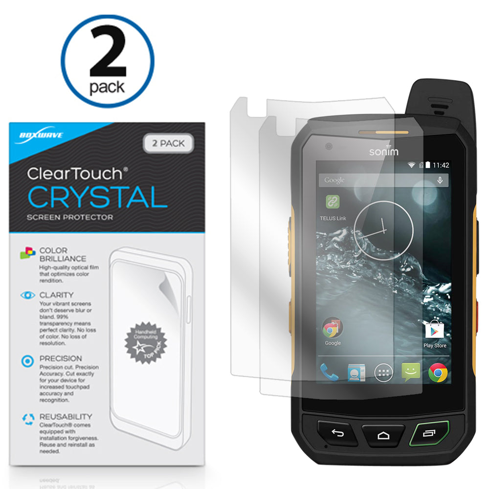 ClearTouch Crystal (2-Pack) - Sonim XP7 Screen Protector