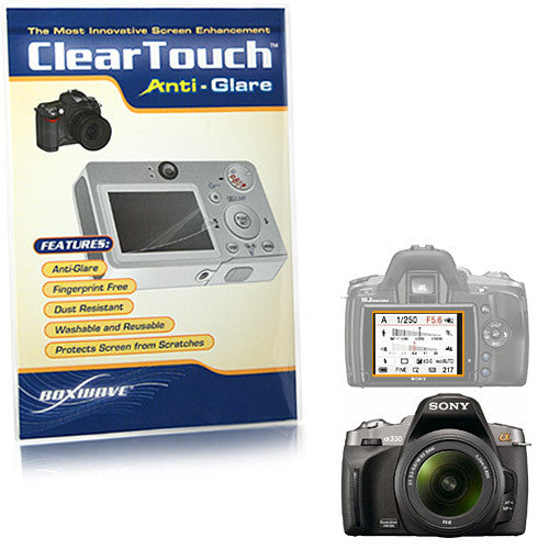 ClearTouch Anti-Glare - Sony Alpha DSLR-A330 Screen Protector