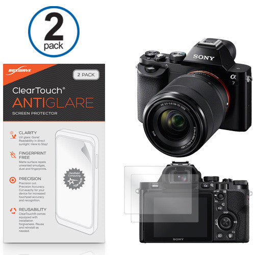 ClearTouch Anti-Glare (2-Pack) - Sony Alpha a7 Screen Protector