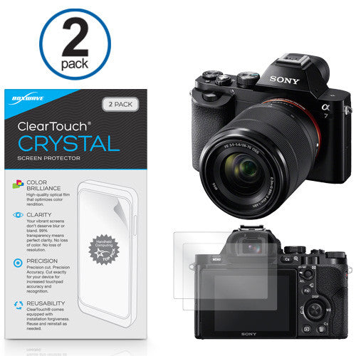 ClearTouch Crystal (2-Pack) - Sony Alpha a7 Screen Protector