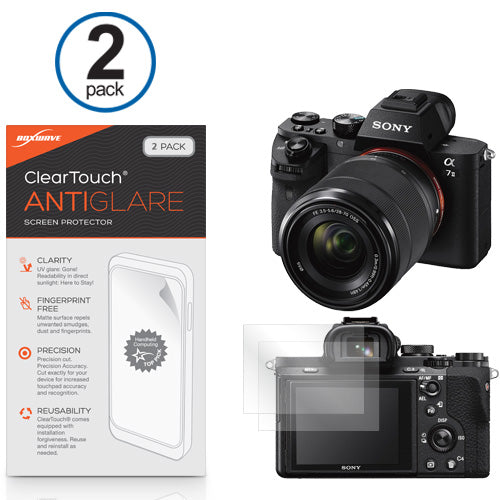 ClearTouch Anti-Glare (2-Pack) - Sony Alpha a7 Mark II Screen Protector