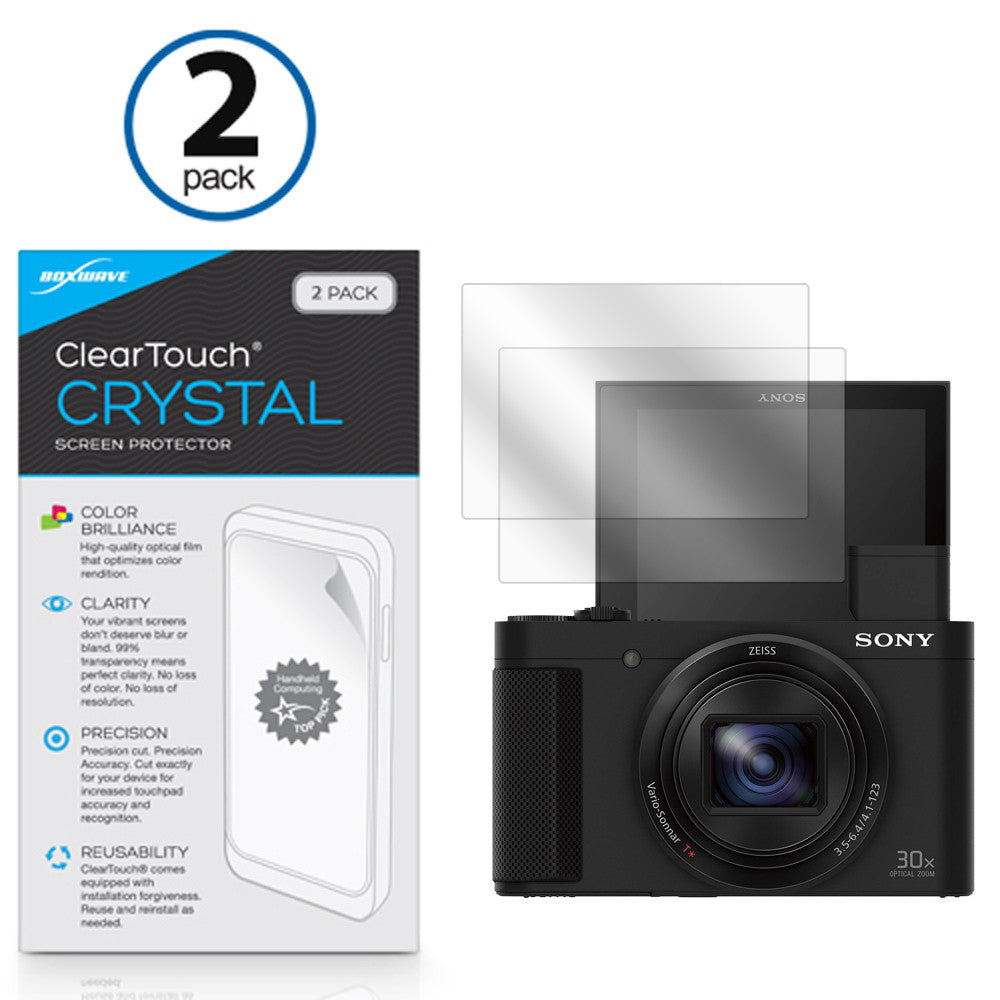 ClearTouch Crystal (2-Pack) - Sony CyberShot DSC-WX500 Screen Protector