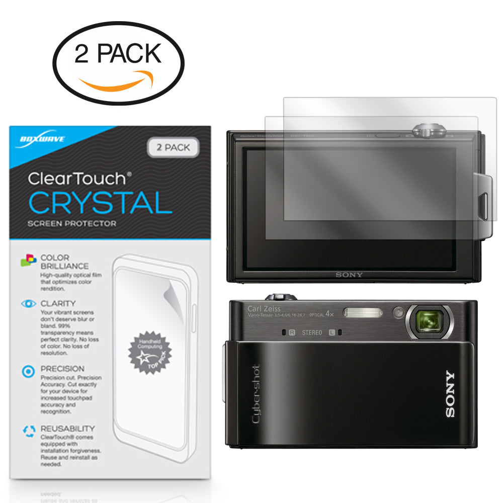 ClearTouch Crystal (2-Pack) - Sony Cyber-shot DSC-T900 Screen Protector
