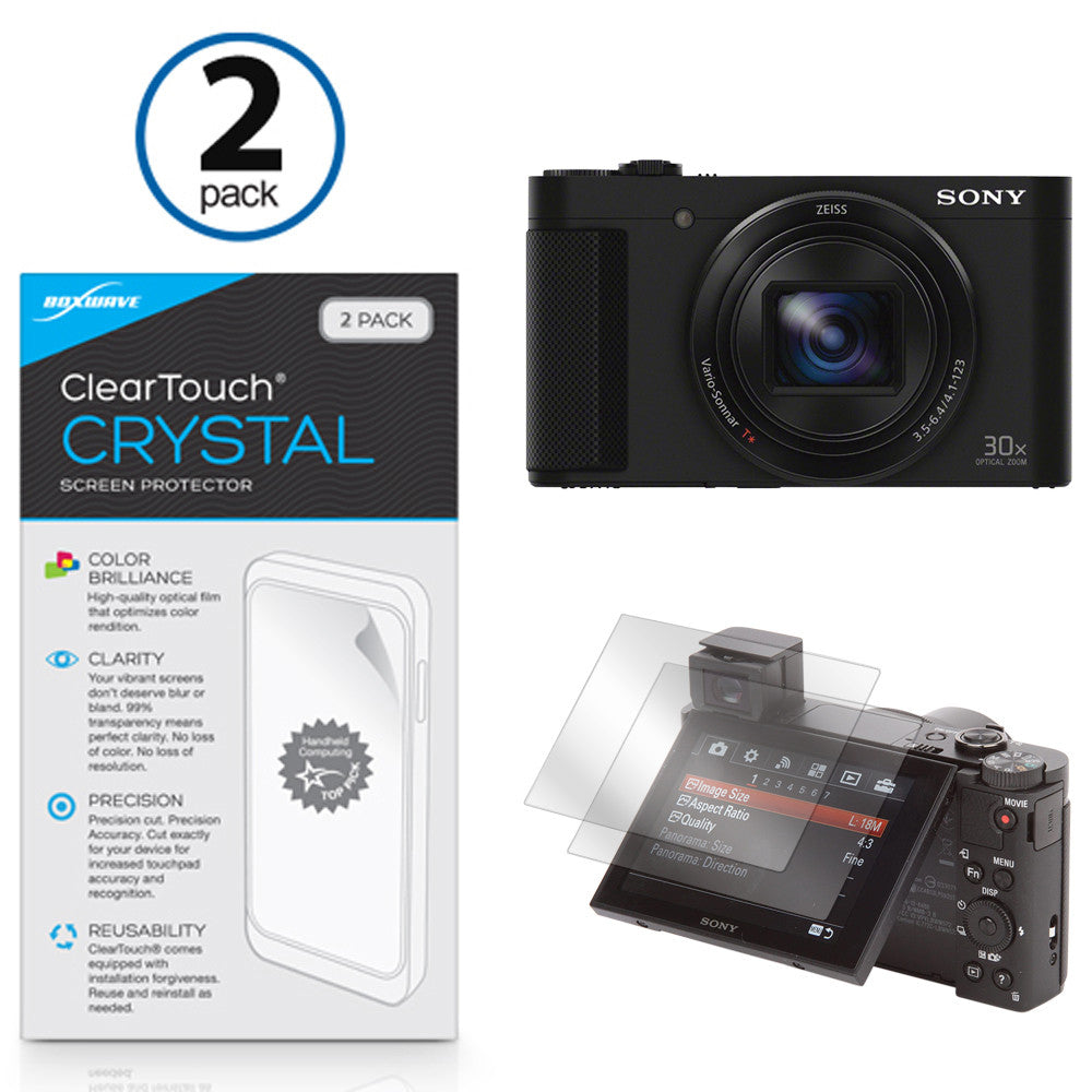 ClearTouch Crystal (2-Pack) - Sony CyberShot DSC-HX90V Screen Protector