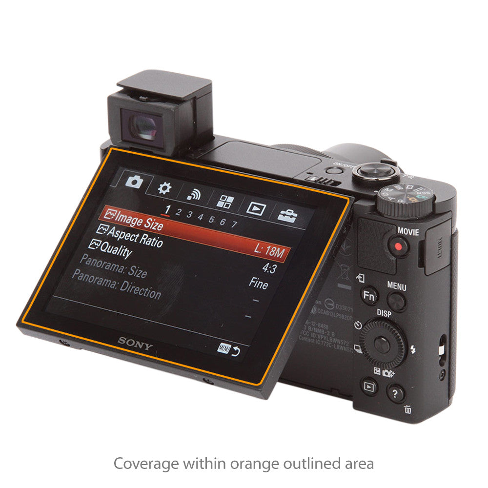 ClearTouch Crystal (2-Pack) - Sony CyberShot DSC-HX90V Screen Protector