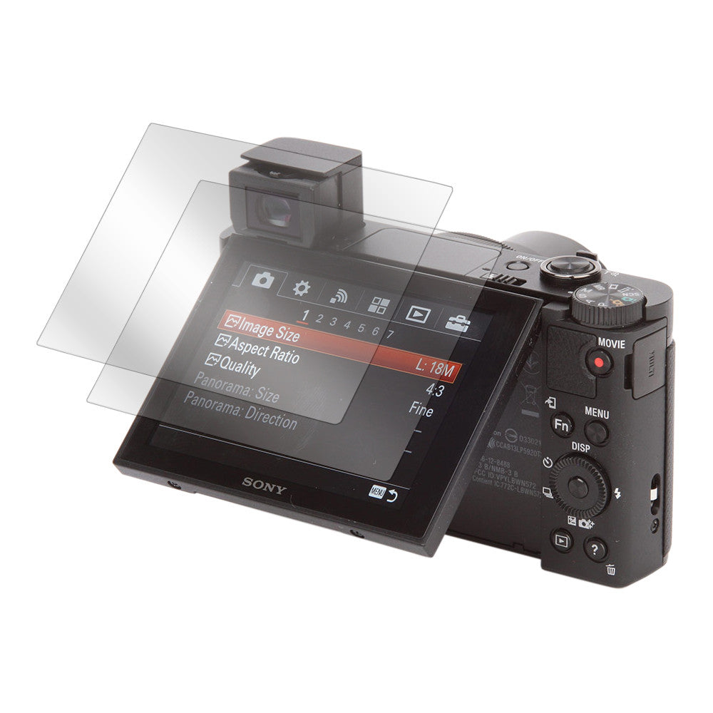 ClearTouch Crystal (2-Pack) - Sony CyberShot DSC-HX90V Screen Protector