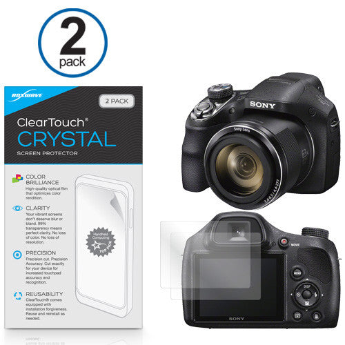 ClearTouch Crystal (2-Pack) - Sony Cyber-shot DSC-H400 Screen Protector