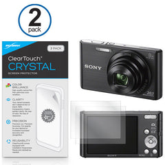 ClearTouch Crystal (2-Pack) - Sony Cybershot DSC-W830 Screen Protector