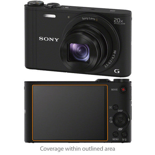 ClearTouch Crystal (2-Pack) - Sony Cyber-shot DSC-WX350 Screen Protector