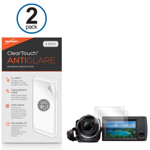 ClearTouch Anti-Glare (2-Pack) - Sony HDR-CX240 Screen Protector