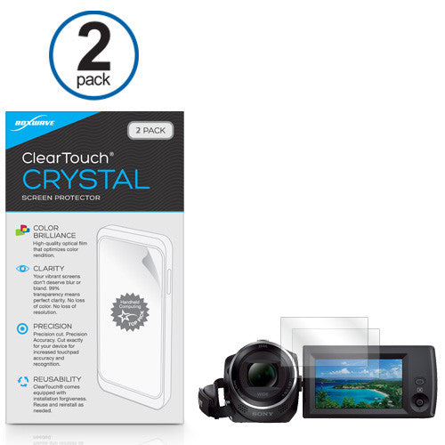 ClearTouch Crystal (2-Pack) - Sony HDR-CX240 Screen Protector