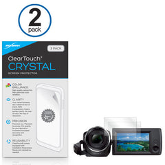 ClearTouch Crystal (2-Pack) - Sony HDR-CX240 Screen Protector