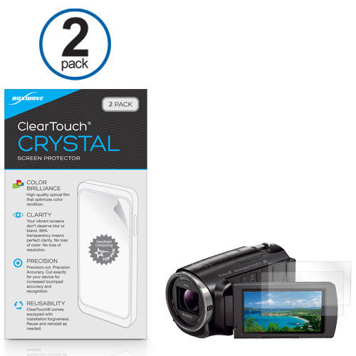 ClearTouch Crystal (2-Pack) - Sony HDR-PJ670 Screen Protector