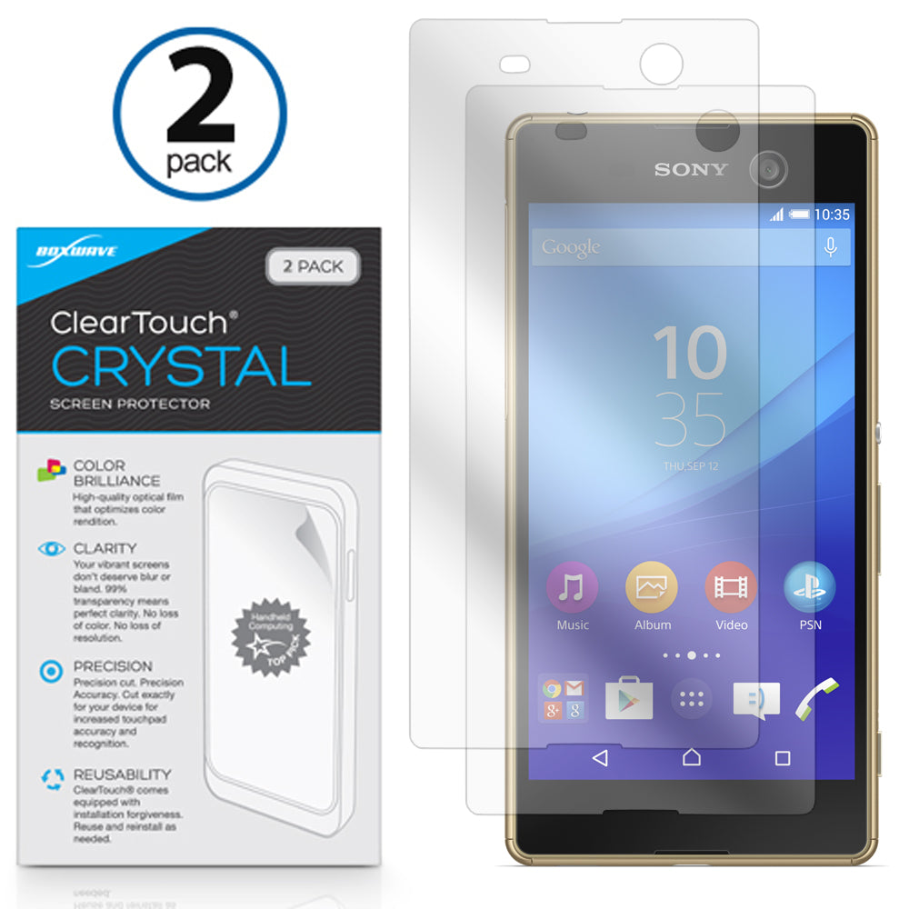 ClearTouch Crystal (2-Pack) - Sony Xperia M5 Screen Protector
