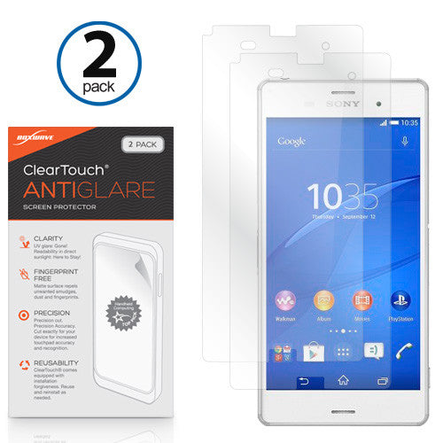 ClearTouch Anti-Glare (2-Pack) - Sony Xperia Z3 Screen Protector