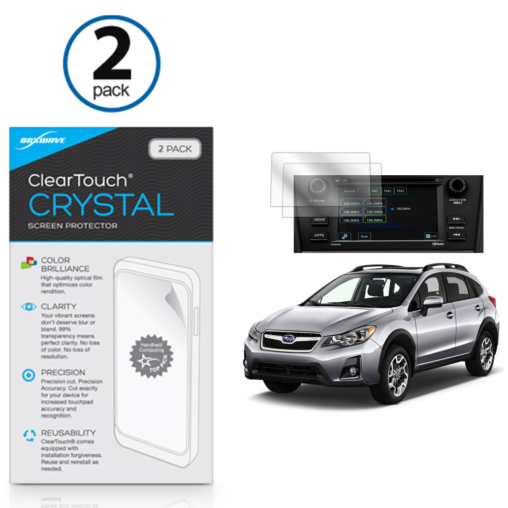 ClearTouch Crystal (2-Pack) - Subaru 2016 Crosstrek (6.2 in) Screen Protector