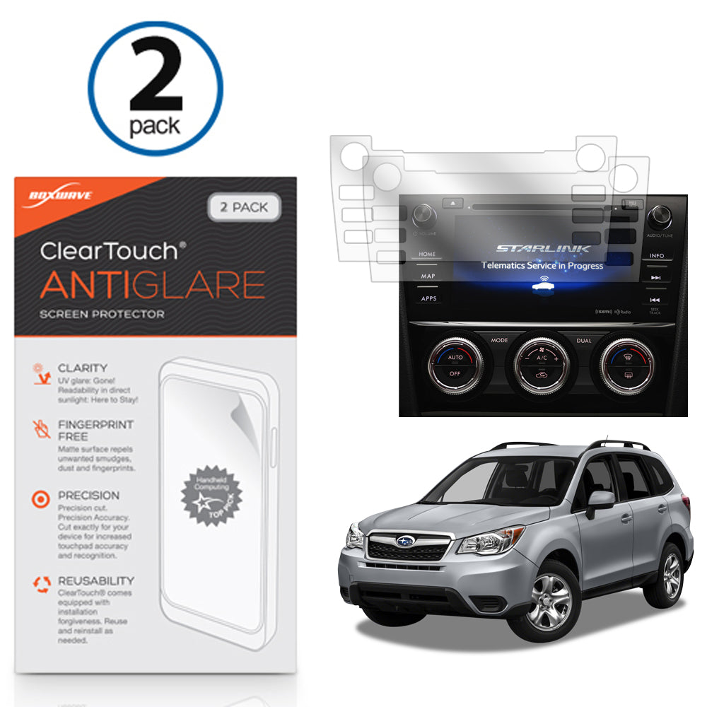 ClearTouch Anti-Glare (2-Pack) - Subaru 2016 Forester (7 in) Screen Protector