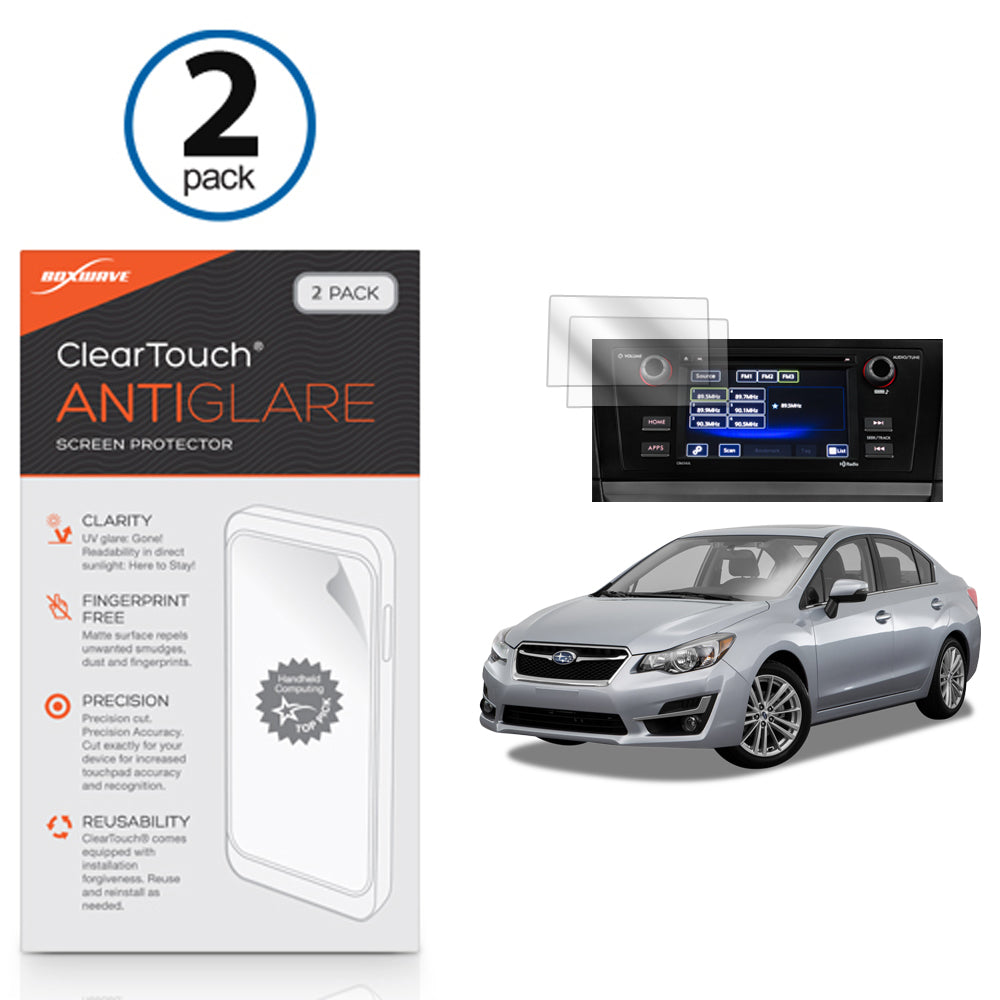 ClearTouch Anti-Glare (2-Pack) - Subaru 2016 Impreza (6.2 in) Screen Protector