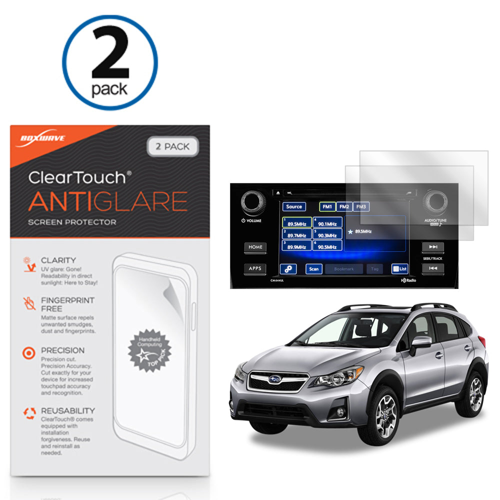 ClearTouch Anti-Glare (2-Pack) - Subaru 2017 Crosstrek (6.2 in) Screen Protector