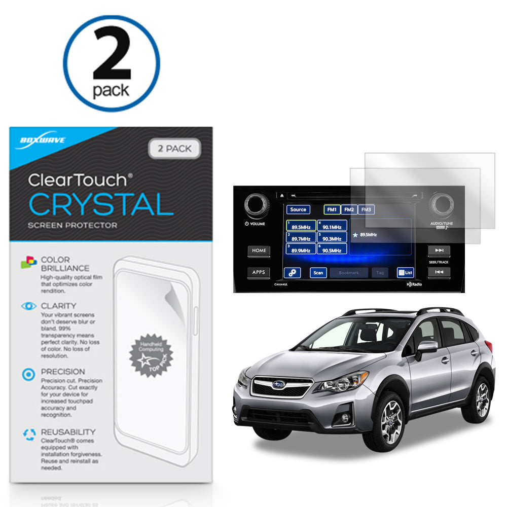 ClearTouch Crystal (2-Pack) - Subaru 2017 Crosstrek (6.2 in) Screen Protector