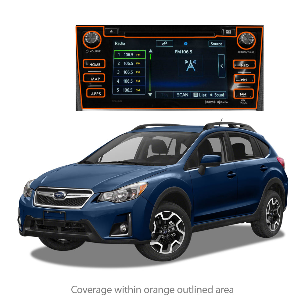 Subaru 2017 Crosstrek (7 in) ClearTouch Crystal (2-Pack)
