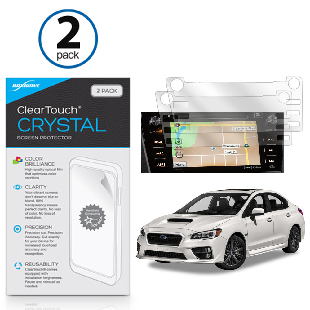 ClearTouch Crystal (2-Pack) - Subaru 2017 WRX (7 in) Screen Protector
