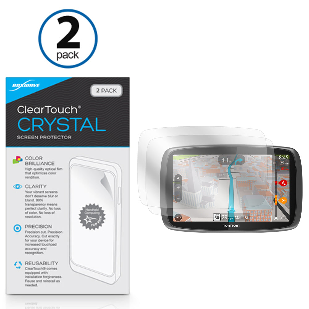 ClearTouch Crystal (2-Pack) - TomTom GO 600 Screen Protector