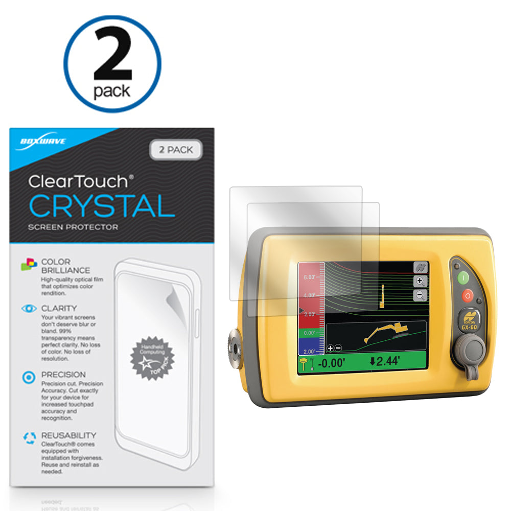 ClearTouch Crystal (2-Pack) - Topcon GX-60 Screen Protector