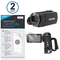 ClearTouch Crystal (2-Pack) - Toshiba Camileo X416 Screen Protector