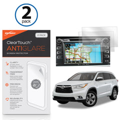 ClearTouch Anti-Glare (2-Pack) - Toyota 2016 Highlander (8 in) Screen Protector