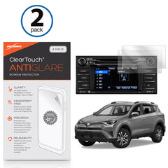 ClearTouch Anti-Glare (2-Pack) - Toyota 2016 RAV4 (6.1 in) Screen Protector