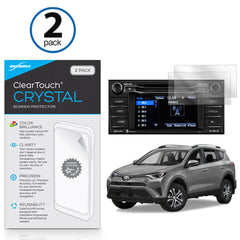 ClearTouch Crystal (2-Pack) - Toyota 2016 RAV4 (6.1 in) Screen Protector