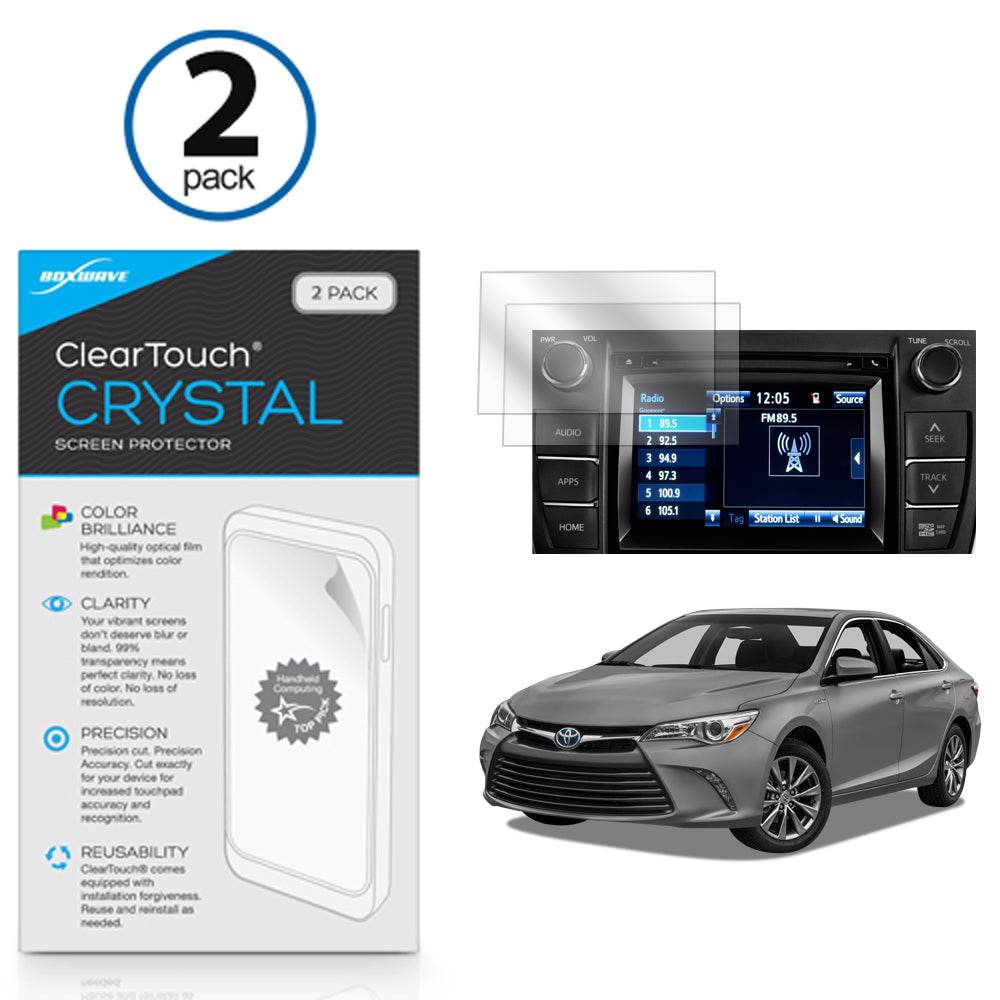 ClearTouch Crystal (2-Pack) - Toyota 2017 Camry (7 in) Screen Protector