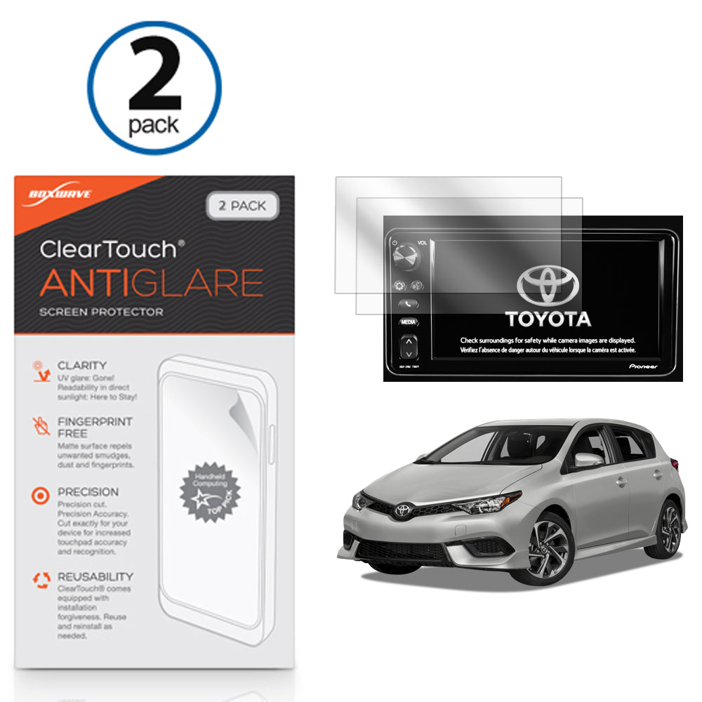 ClearTouch Anti-Glare (2-Pack) - Toyota 2017 Corolla iM Screen Protector