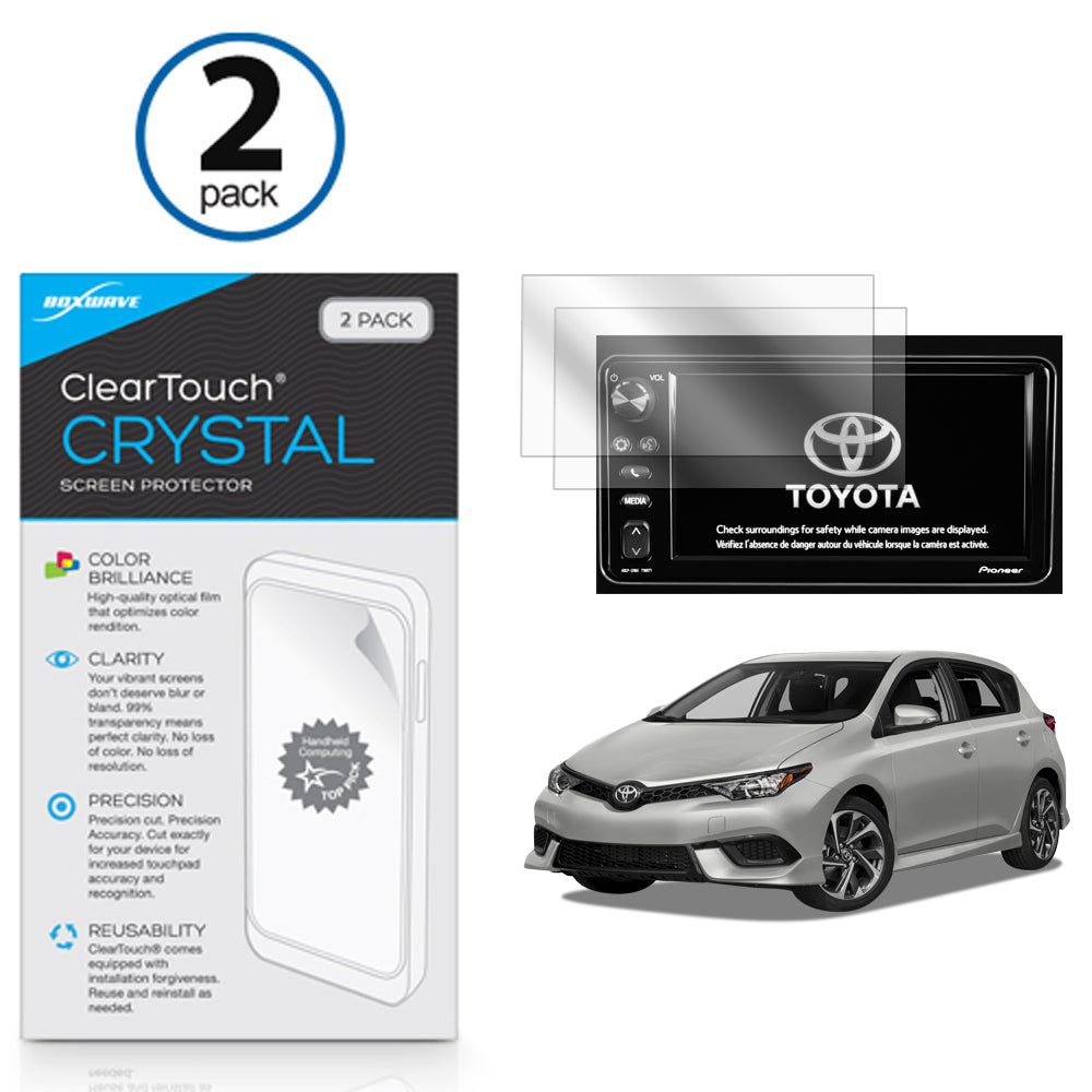 ClearTouch Crystal (2-Pack) - Toyota 2017 Corolla iM Screen Protector