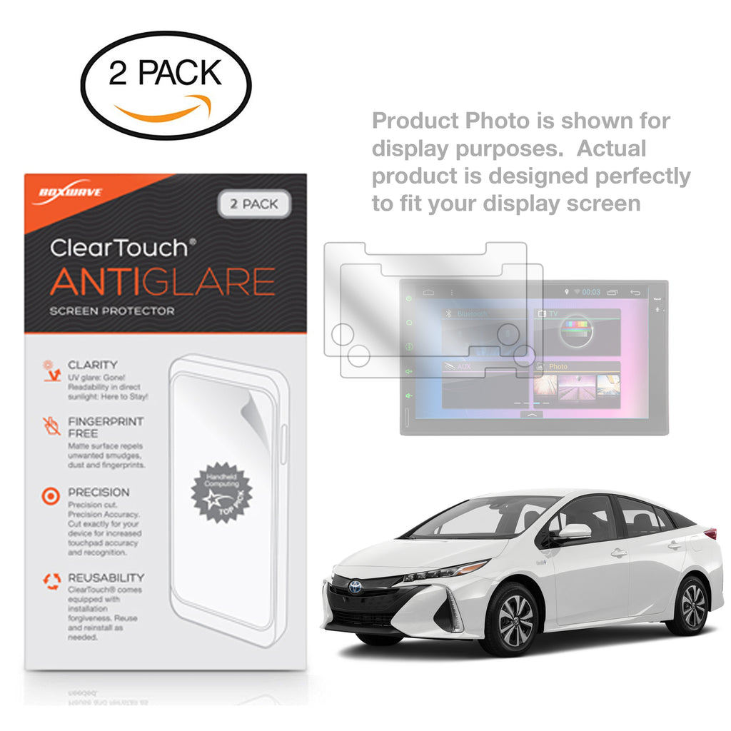 ClearTouch Anti-Glare (2-Pack) - Toyota 2017 Prius Prime (7 in) Screen Protector