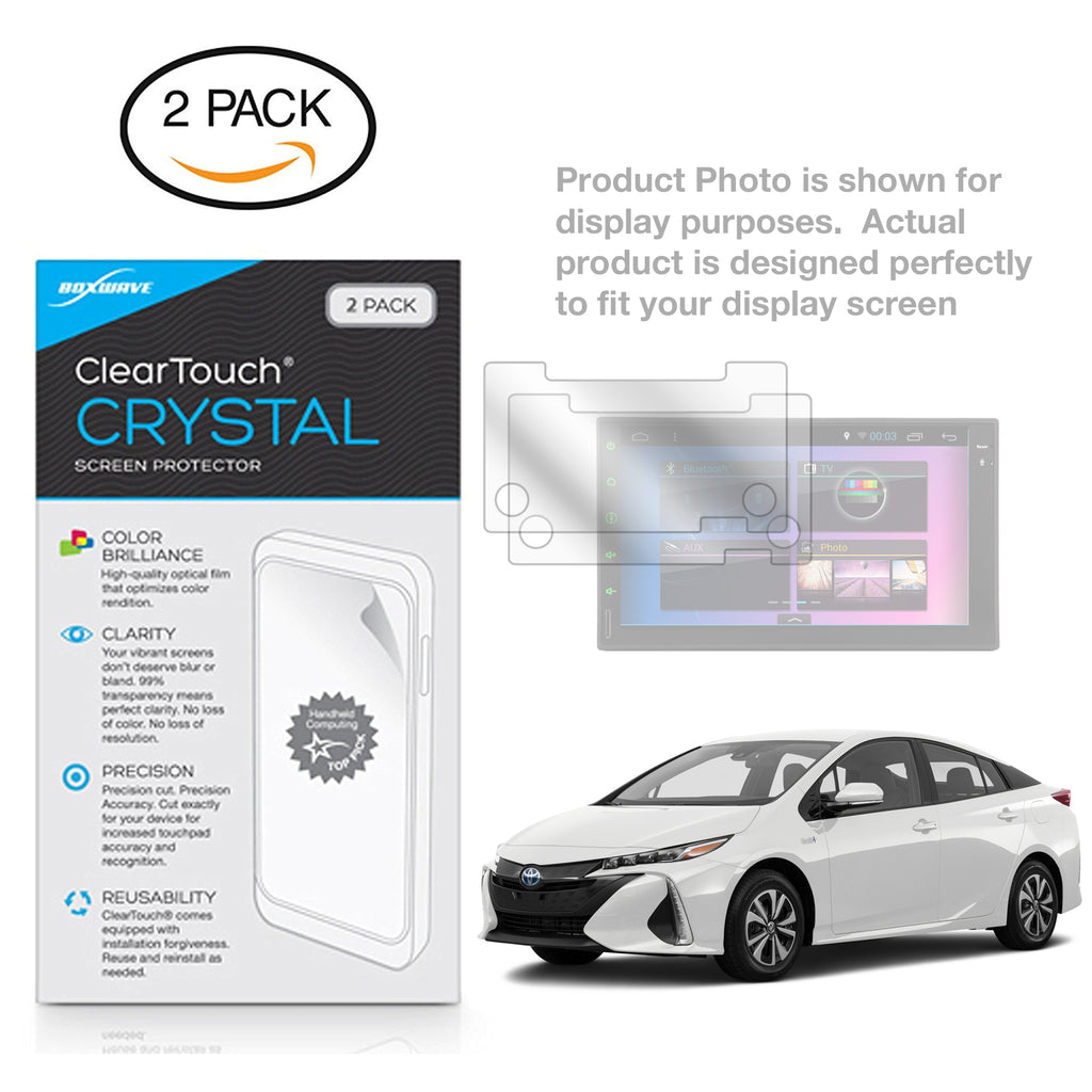 ClearTouch Crystal (2-Pack) - Toyota 2017 Prius Prime (7 in) Screen Protector
